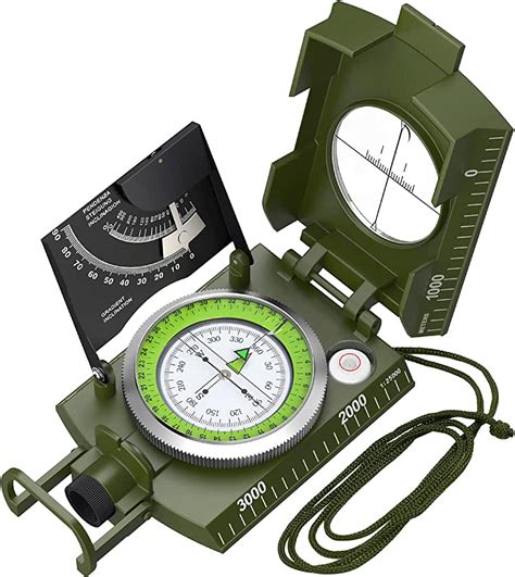 Amazon compass - AOFAR Military Compass,AF-4580 Lensatic Sighting, Waterproof and Shakeproof with Map Measurer Distance Calculator, Pouch for Camping, Hiking. 4,286. 700+ bought in past month. $1299. Save 10% with coupon (some sizes/colors) FREE delivery Mon, Feb 12 on $35 of items shipped by Amazon. Or fastest delivery Fri, Feb 9. Best Seller.